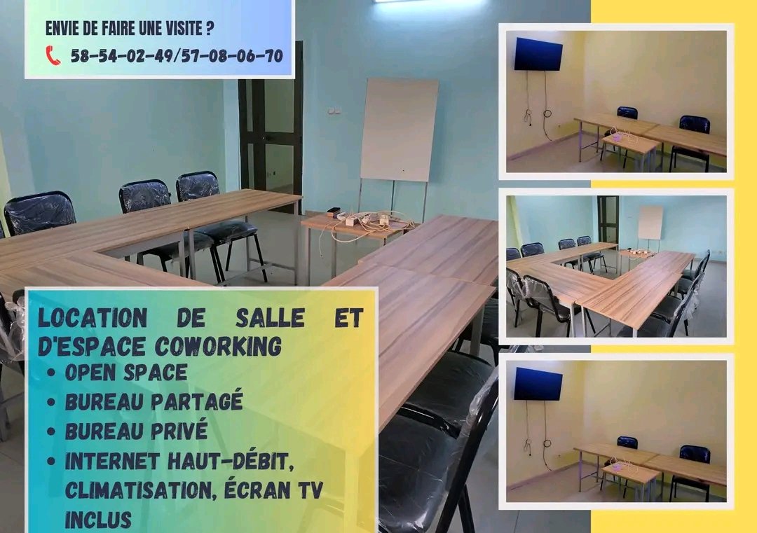 Salle de formation & Espace coworking – Disponible à Wemtenga